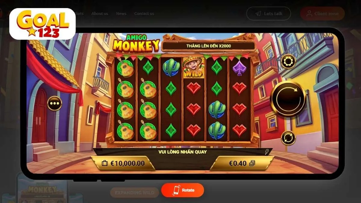 Game Amigo Monkey tại Goal123: Khám Phá Rừng Xanh & Săn Thưởng